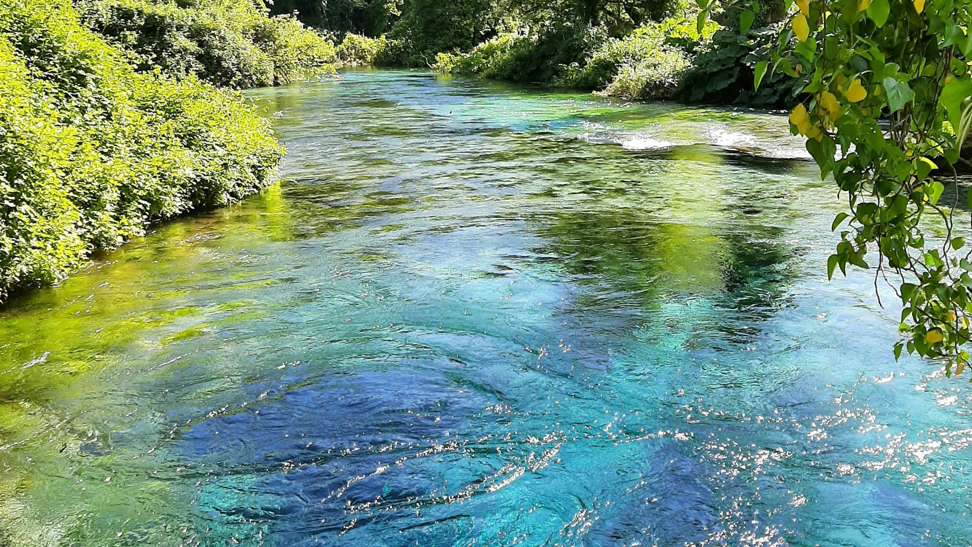 The Blue Eye spring in southern Albania